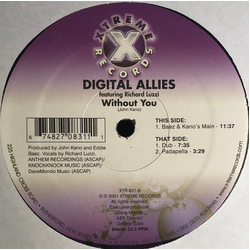 Digital Allies / Richard Luzzi Without You USED VINYL 12INCH