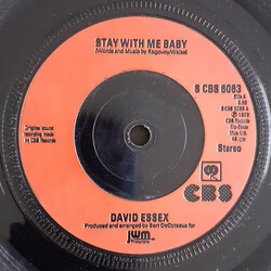 David Essex Stay With Me Baby USED VINYL 7INCH 45 RPM REPRESS