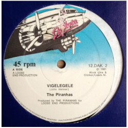 The Piranhas Vigelegele USED VINYL 12INCH 45 RPM SINGLE