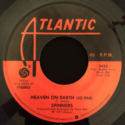 Spinners Heaven On Earth (So Fine) USED VINYL 7INCH 45 RPM
