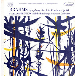Johannes Brahms / William Steinberg / The Pittsburgh Symphony Orchestra Symphony No. 1 In C Minor Vinyl LP USED