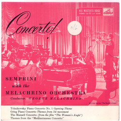 Alberto Semprini / The Melachrino Orchestra Tchaikovsky Piano Concerto / Grieg Piano Concerto USED VINYL 7INCH 45 RPM EP
