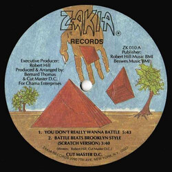 Cutmaster D.C. You Don't Really Wanna Battle USED VINYL 12INCH 33 S RPM