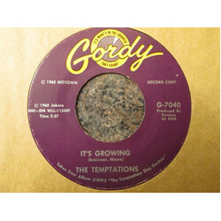 The Temptations It's Growing USED VINYL 7INCH 45 RPM SINGLE