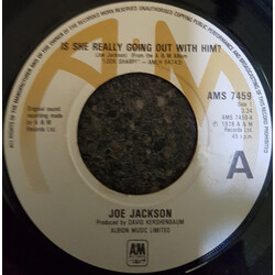 Joe Jackson Is She Really Going Out With Him? USED VINYL 7INCH 45 RPM SINGLE REISSUE
