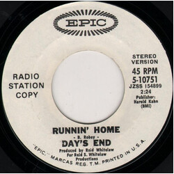 Day's End Runnin' Home Vinyl 7" USED
