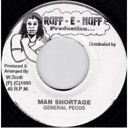 General Pecos Man Shortage USED VINYL 7INCH 45 RPM