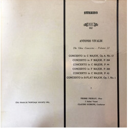 Antonio Vivaldi / Pierre Pierlot / I Solisti Veneti / Claudio Scimone The Oboe Concertos -- Volume II Vinyl LP USED