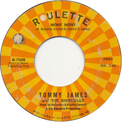 Tommy James & The Shondells Mony Mony USED VINYL 7INCH 45 RPM SINGLE STYRENE