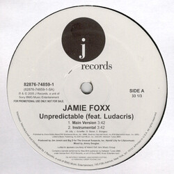 Jamie Foxx / Ludacris Unpredictable VINYL 12" USED
