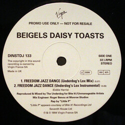 Beigels Daisy Toasts Freedom Jazz Dance VINYL 12" USED