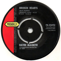 David MacBeth A Very Good Year For Girls Vinyl 7" USED