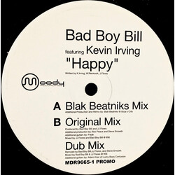Bad Boy Bill / Kevin Irving Happy USED VINYL 12INCH PROMO