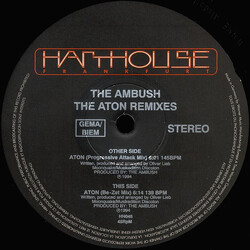 The Ambush The Aton Remixes USED VINYL 12INCH 45 RPM