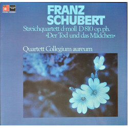 Franz Schubert / Quartett Collegium Aureum Der Tod Und Das Mädchen Vinyl LP USED