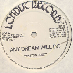 Winston Reedy Any Dream Will Do USED VINYL 12INCH 45 RPM SINGLE