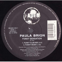 Paula Brion Funky Sensation USED VINYL 12INCH 33 S RPM