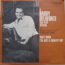 Harry Belafonte A Harry Belafonte Air-Play Special USED VINYL 7INCH 45 RPM PROMO