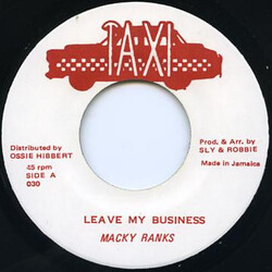 Mackie Ranks Leave My Business USED VINYL 7INCH 45 RPM