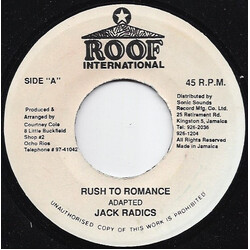 Jack Radics Rush To Romance USED VINYL 7INCH MISPRINT