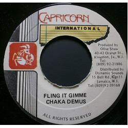 Chaka Demus Fling It Gimme USED VINYL 7INCH 45 RPM