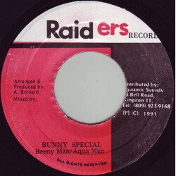 Beenie Man / Aqua Man Bunny Special USED VINYL 7INCH
