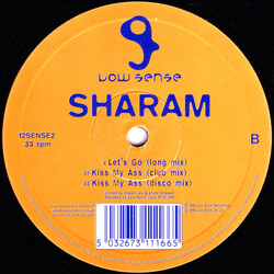 Sharam Let's Go / Kiss My Ass USED VINYL 12INCH 33 S RPM