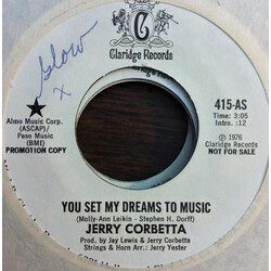 Jerry Corbetta You Set My Dreams To Music USED VINYL 7INCH 45 RPM PROMO