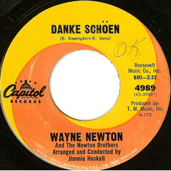 Wayne Newton / The Newton Brothers Danke Schöen USED VINYL 7INCH 45 RPM SINGLE