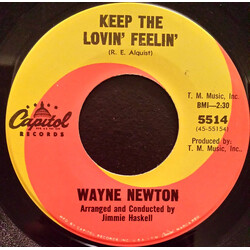 Wayne Newton Keep The Lovin' Feelin' / Remember When USED VINYL 7INCH 45 RPM