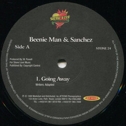 Beenie Man / Sanchez Going Away USED VINYL 12INCH 45 RPM