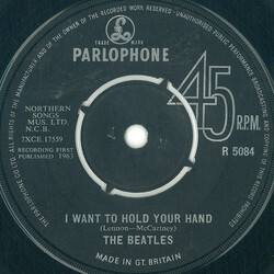 The Beatles I Want To Hold Your Hand USED VINYL 7INCH 45 RPM SINGLE