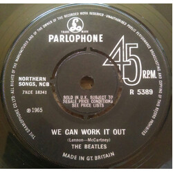 The Beatles We Can Work It Out / Day Tripper USED VINYL 7INCH 45 RPM SINGLE
