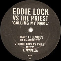 Eddie Lock / The Priest Calling My Name USED VINYL 12INCH 33 S RPM