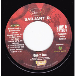 Sarjant D One 2 Ten USED VINYL 7INCH 45 RPM