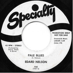 Edard Nelson Pale Blues / Free, Free, Free USED VINYL 7INCH PROMO STEREO
