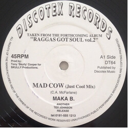 Macka B Mad Cow USED VINYL 12INCH 45 RPM