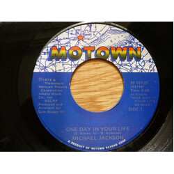Michael Jackson One Day In Your Life / Take Me Back USED VINYL 7INCH SINGLE 45 RPM
