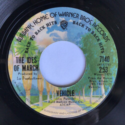 The Ides Of March Vehicle / L. A. Goodbye USED VINYL 7INCH 45 RPM SINGLE