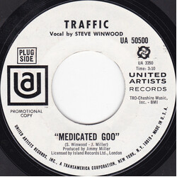 Traffic Medicated Goo / Pearly Queen USED VINYL 7INCH SINGLE 45 RPM PROMO