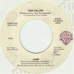 Van Halen Jump / I'll Wait USED VINYL 7INCH SINGLE REISSUE