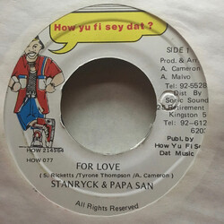 Stanryck / Papa San For Love Vinyl 7" USED