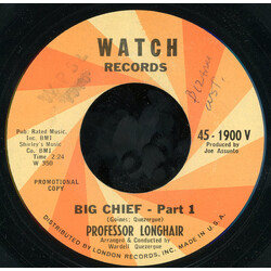 Professor Longhair Big Chief USED VINYL 7INCH 45 RPM PROMO