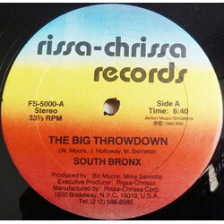 South Bronx The Big Throwdown USED VINYL 12INCH 33 S RPM STEREO