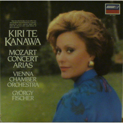 Kiri Te Kanawa / Wiener Kammerorchester / György Fischer Mozart Concert Arias Vinyl LP USED