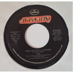 ABC King Without A Crown USED VINYL 7INCH 45 RPM PROMO