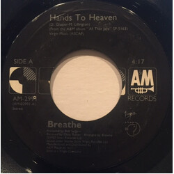 Breathe (3) Hands To Heaven USED VINYL 7INCH 45 RPM STYRENE