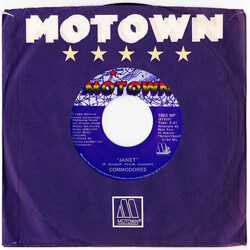 Commodores Janet / I'm In Love USED VINYL 7INCH 45 RPM SINGLE