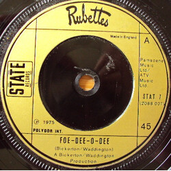 The Rubettes Foe-Dee-O-Dee USED VINYL 7INCH 45 RPM SINGLE