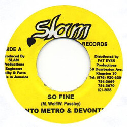 Tanto Metro & Devonte / Patchy So Fine / Silent River USED VINYL 7INCH 45 RPM